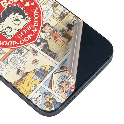 Betty Boop Comic Strip iPhone 14 Plus Skin
